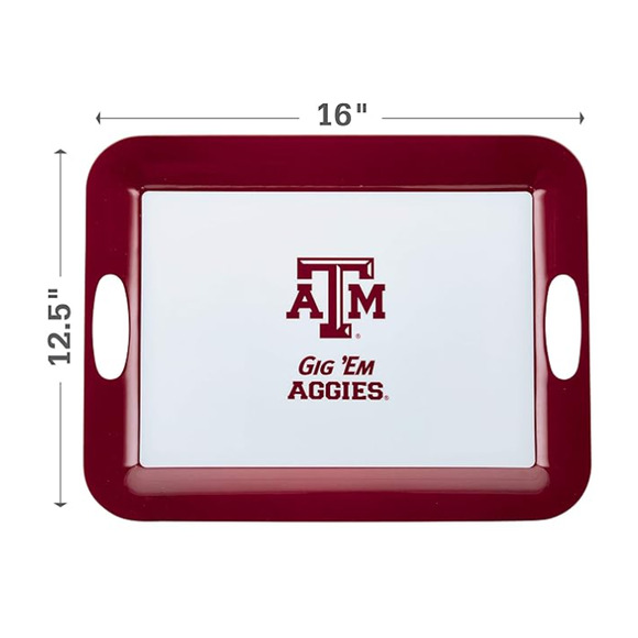 College Kitchen Collection Texas A&M University Serving Tray/Party Platter 16" - Picture 1 of 2